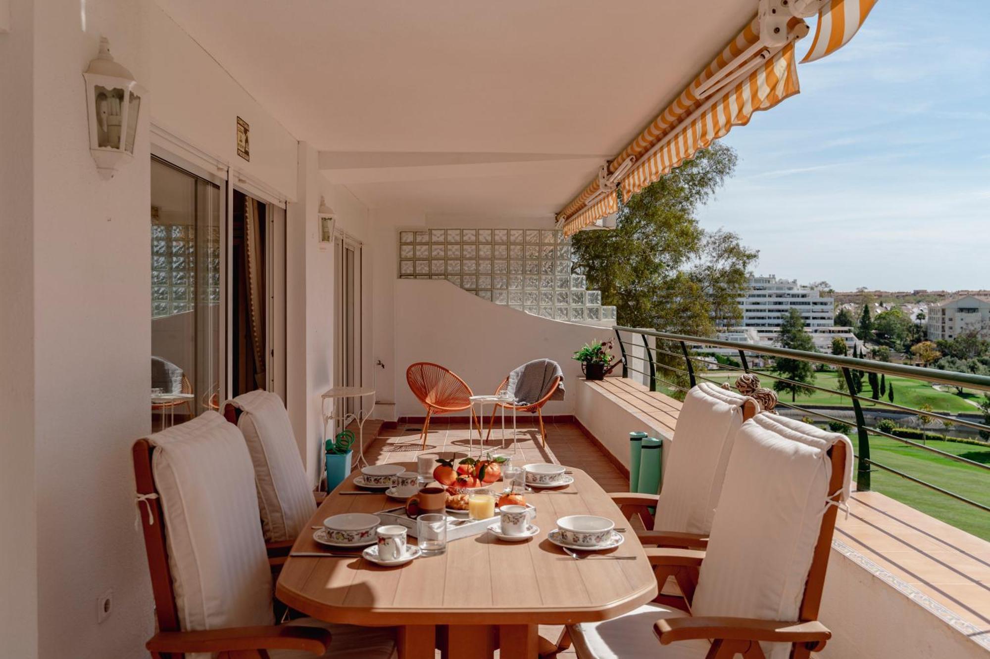 Ferienwohnung Apartamento Con Espectaculares Vistas Al Golf En Marbella - Xallas 2 3 Exterior foto